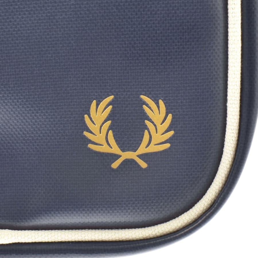 Fred Perry Classic Side Bag Carbon Blue Ecru One Size